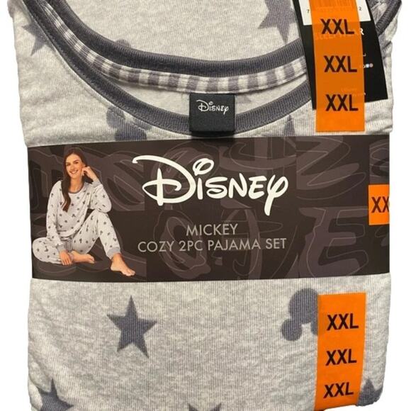 Disney Women's Pajamas Set Gray Size XXL NWT - Picture 5 of 5